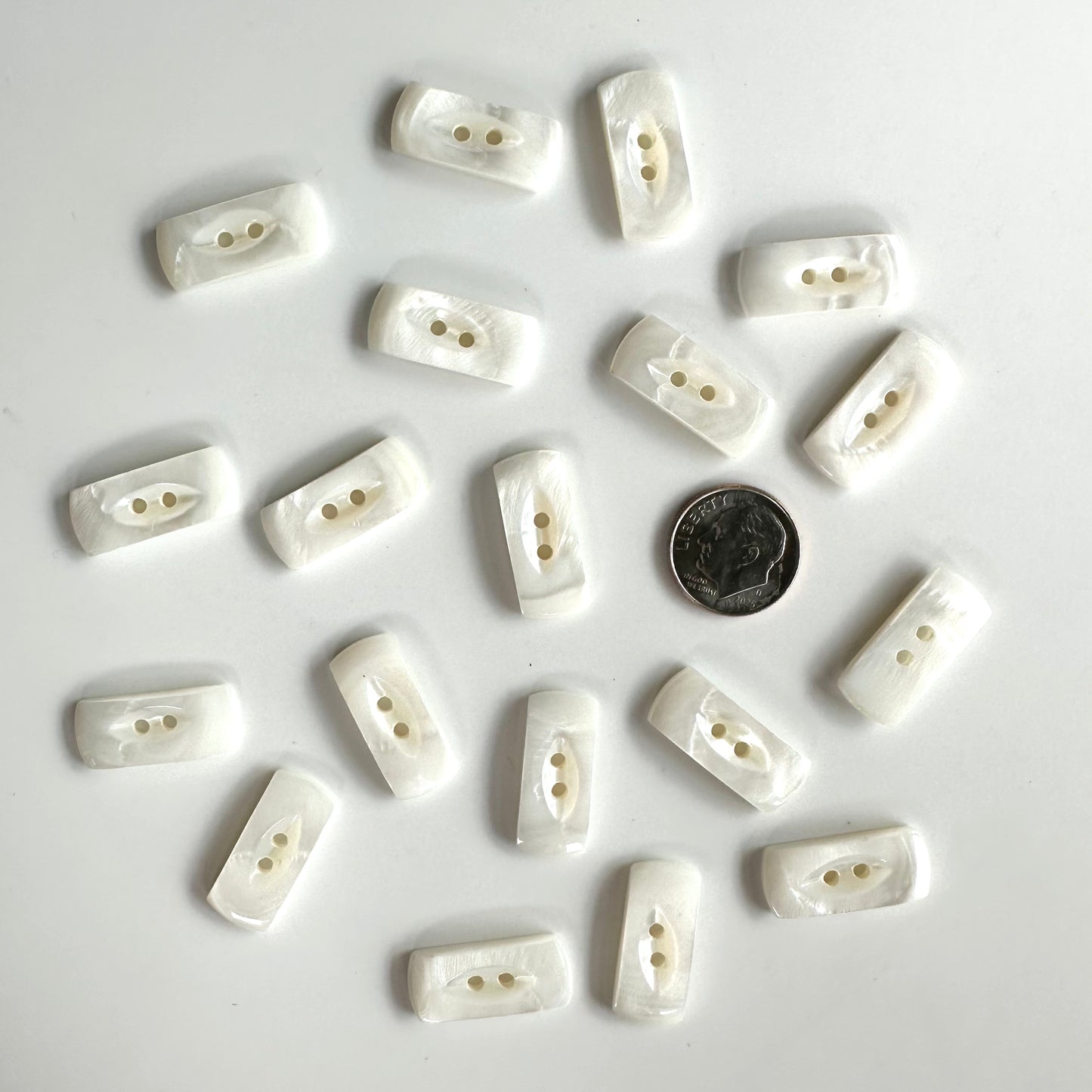 Shell Buttons - 5/8 to 7/8 inch