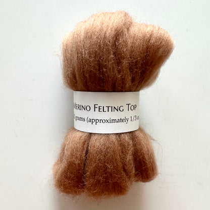 Merino Felting Top - 10 grams | Black Squirrel Yarns