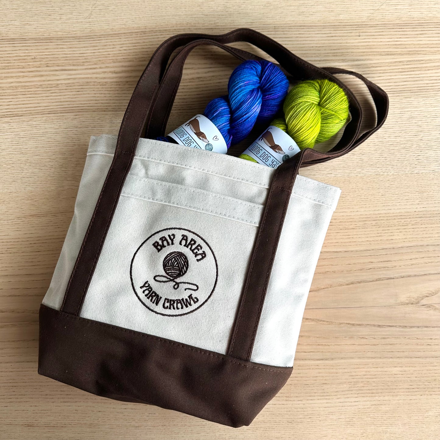 Mini Tote Bag | Bay Area Yarn Crawl Merch