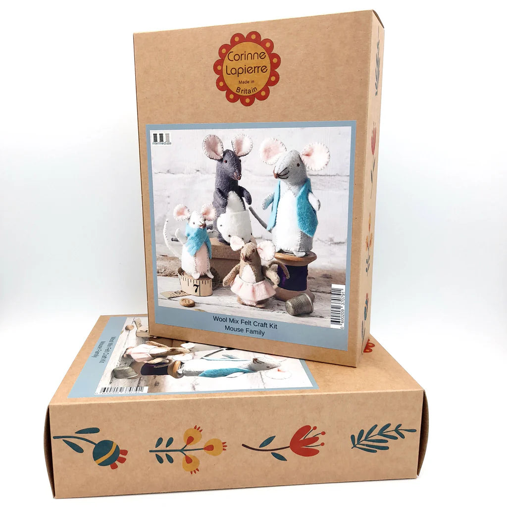 Mouse Family Felt Kit | Corinne Lapierre
