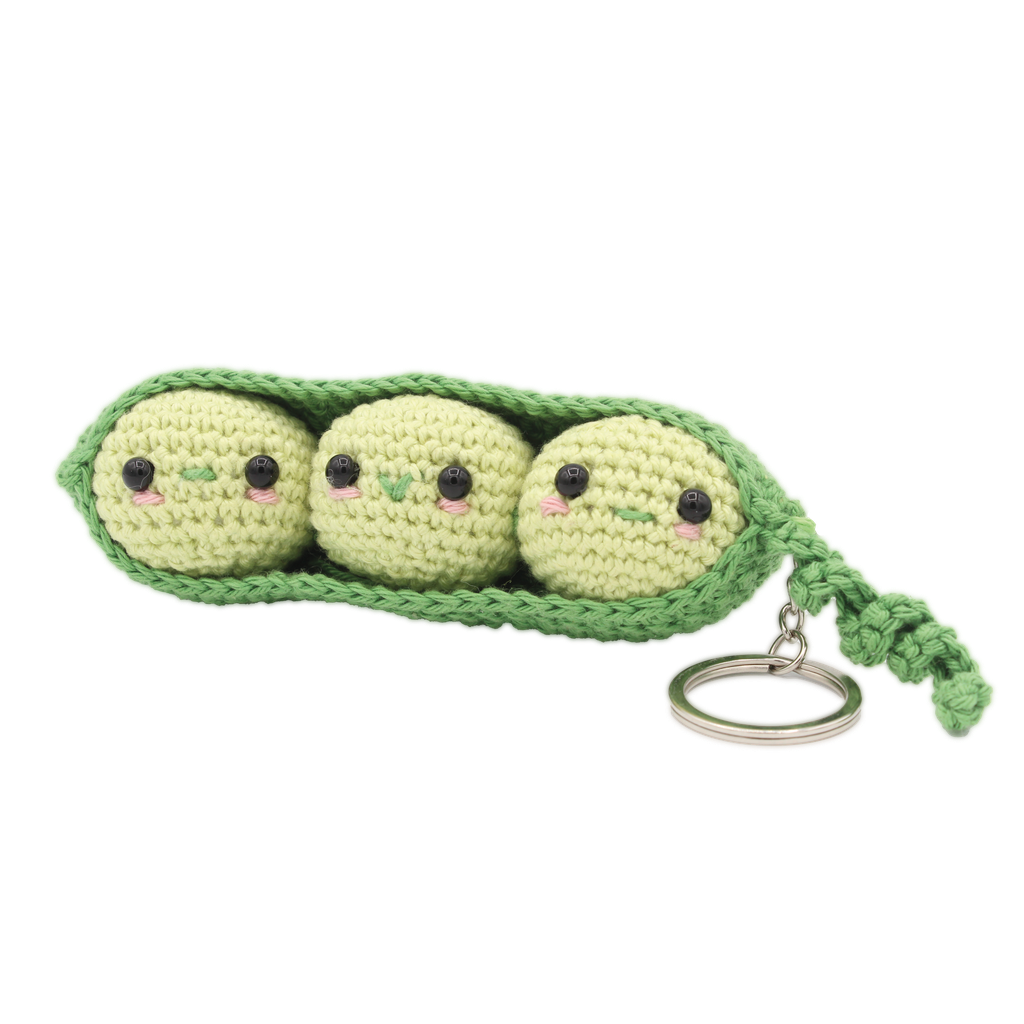 Peas in a Pod Bag Pendant Crochet Kit