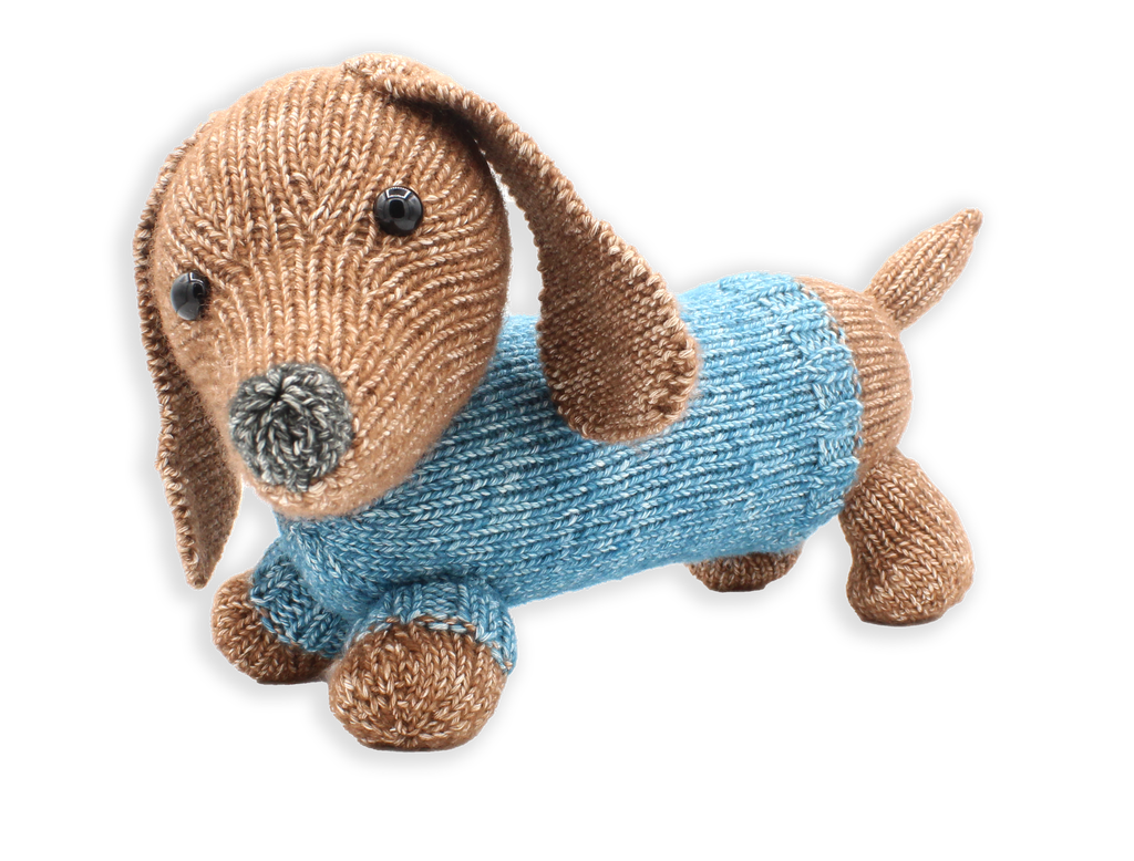 Ria Dachshund Knit Amigurumi Kit