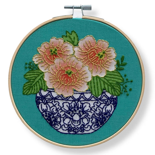 Peony Embroidery Kit | Rikrack