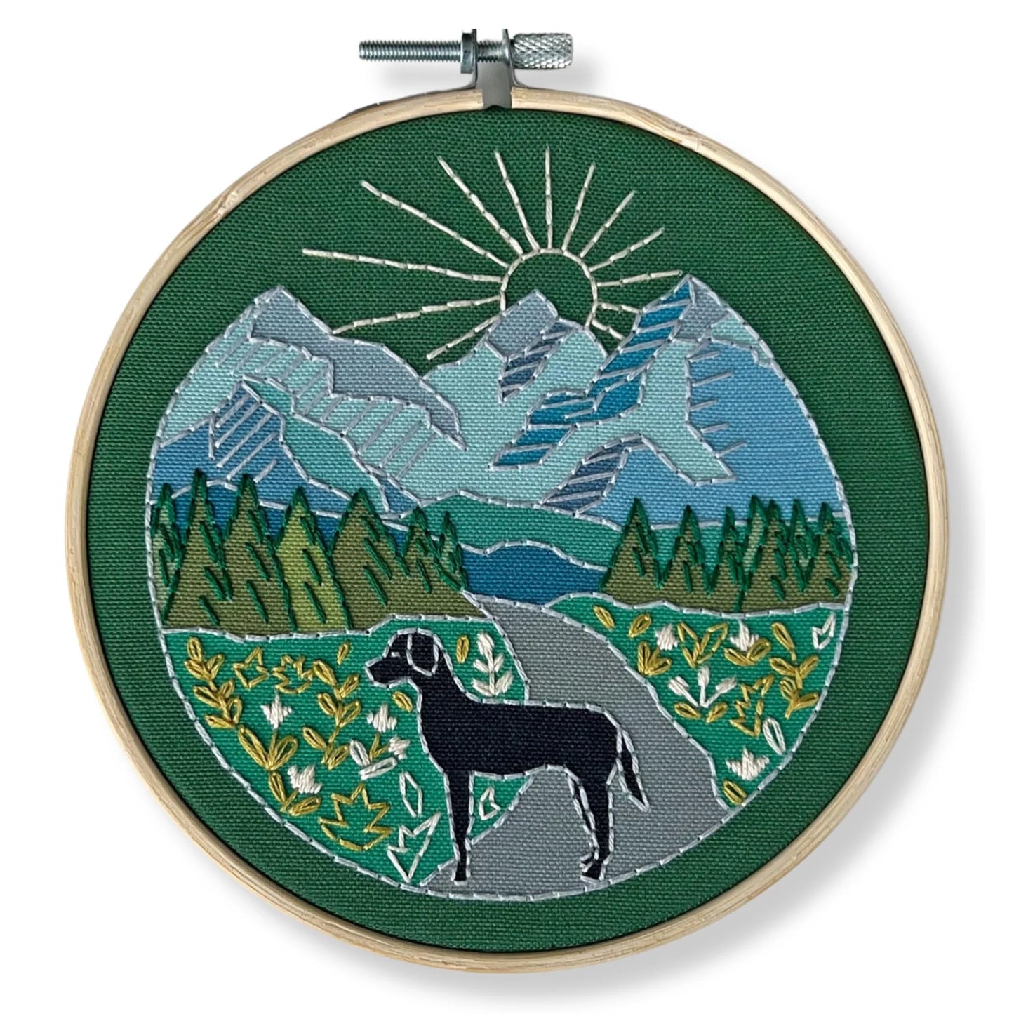 Trail Dog Embroidery Kit | Rikrack