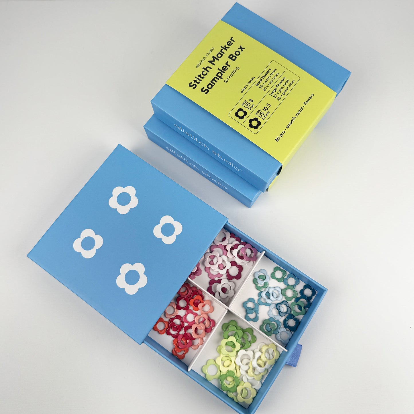 Flower Stitch Markers | Allstitch Studio