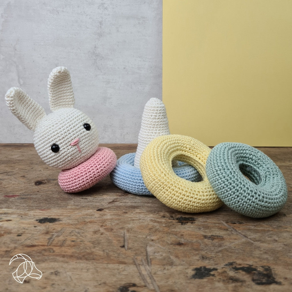 Stacking Bunny Crochet Amigurumi Kit