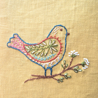 Folk Birds Stick & Stitch | Corinne Lapierre