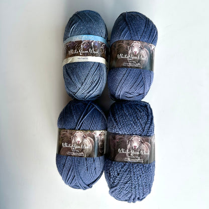 4-ply Fingering | White Gum Wool