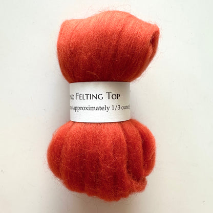 Merino Felting Top - 10 grams | Black Squirrel Yarns