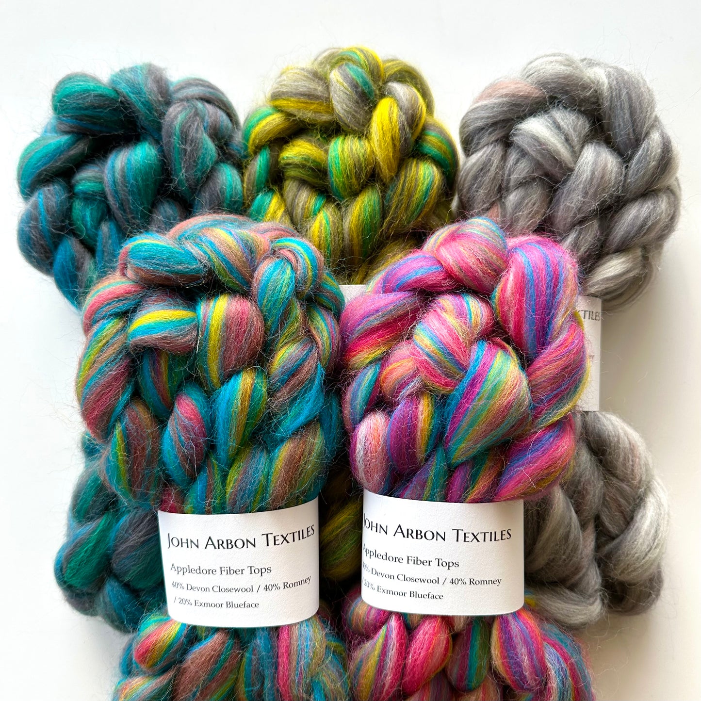 Appledore Fiber Tops | John Arbon Textiles