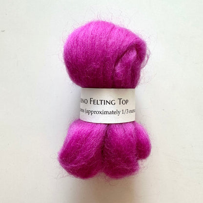 Merino Felting Top - 10 grams | Black Squirrel Yarns