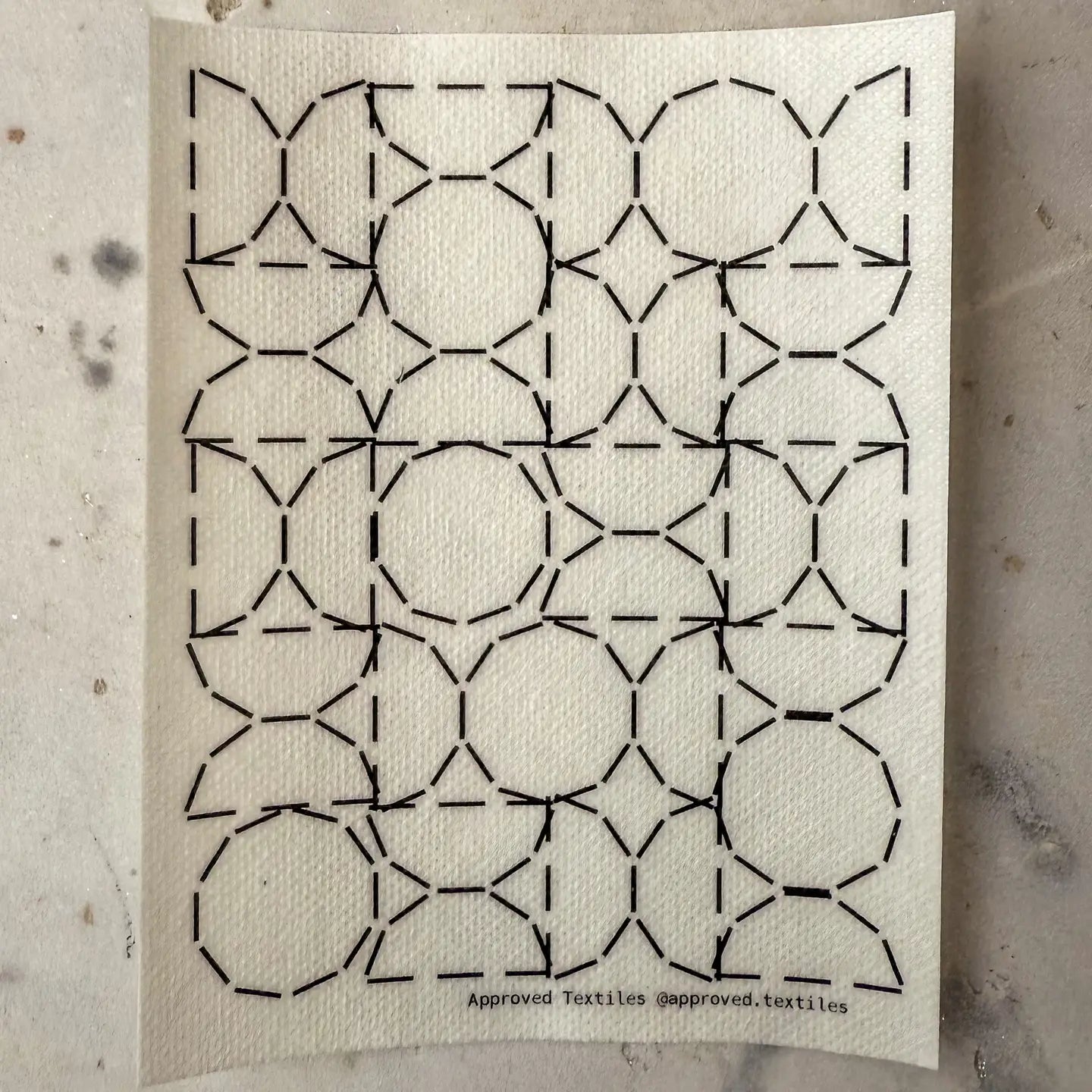 Bauhaus Mending + Embellishment Stick & Stitch | Approved Textiles