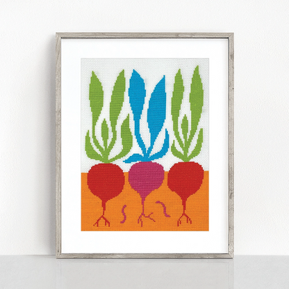 Beets Cross Stitch Kit | Budgiegoods