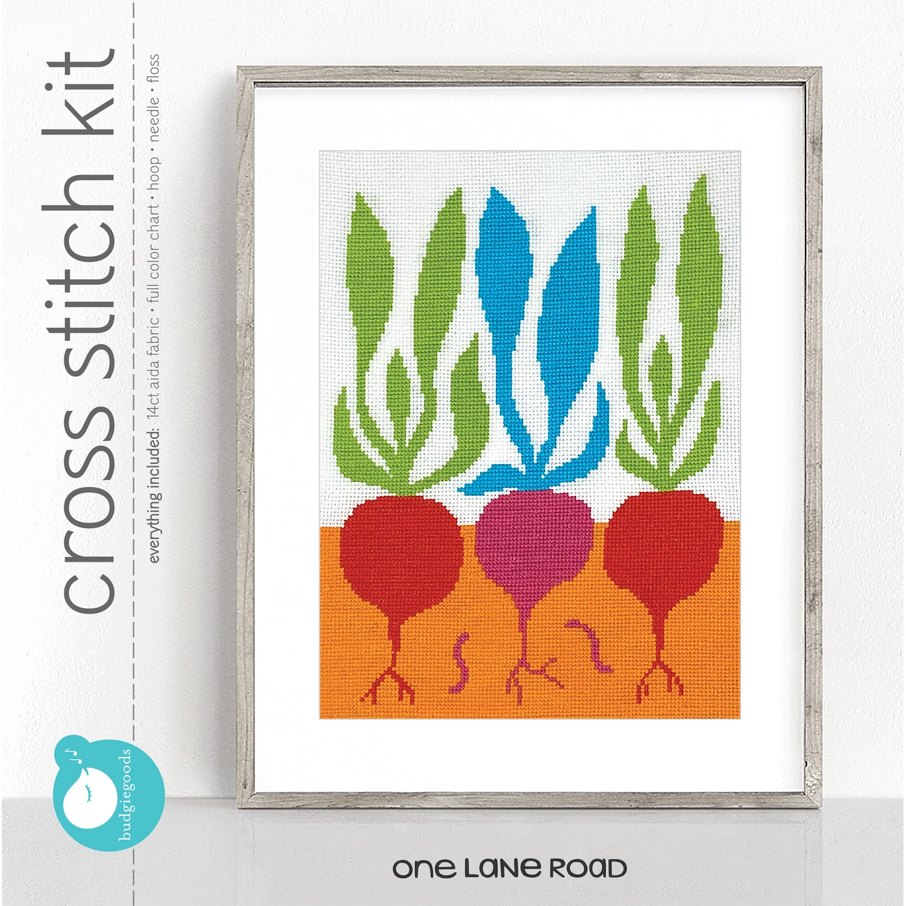 Beets Cross Stitch Kit | Budgiegoods