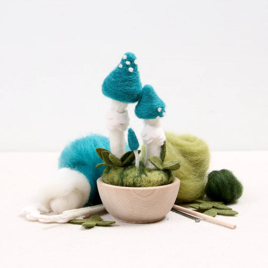 Blue Roundhead Needle Felting Kit | Benzie Design