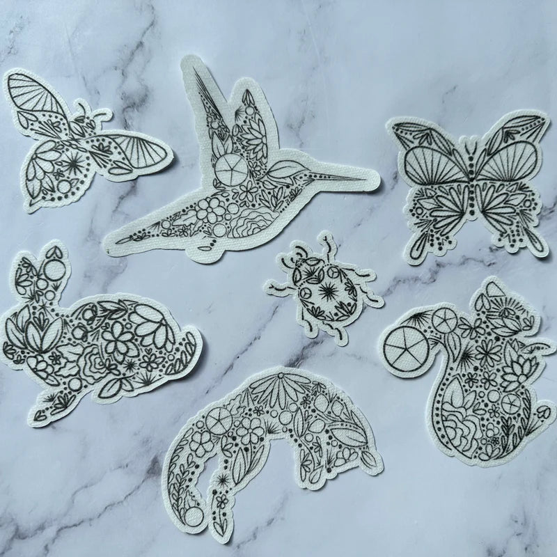 Floral Creatures Stick & Stitch Embroidery Pack | Nest Embroidery