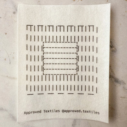 Eva Hesse Geometric Shapes: Mending + Embellishment Stick & Stitch | Approved Textiles