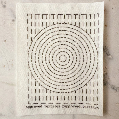Eva Hesse Geometric Shapes: Mending + Embellishment Stick & Stitch | Approved Textiles