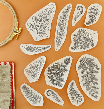 Ferns Stick & Stitch | MCreativeJ