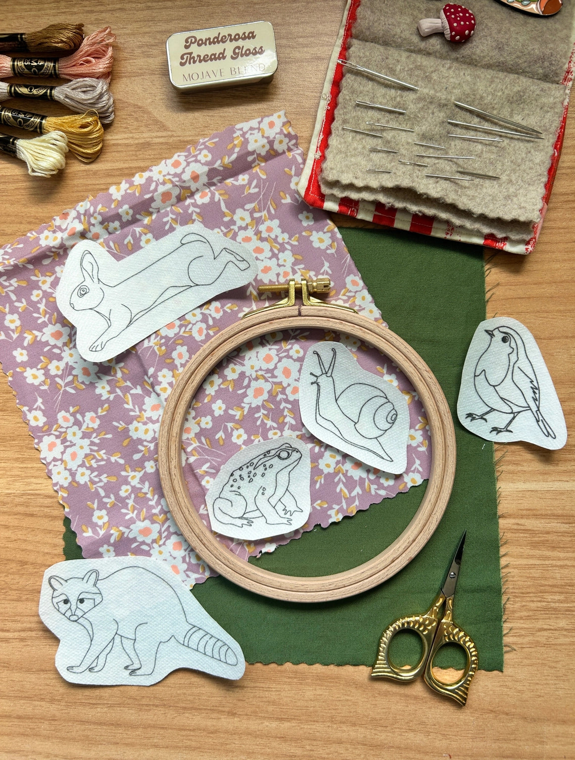 Forest Critters Stick & Stitch | MCreativeJ