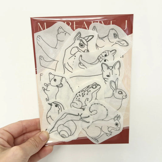 Forest Critters Stick & Stitch | MCreativeJ