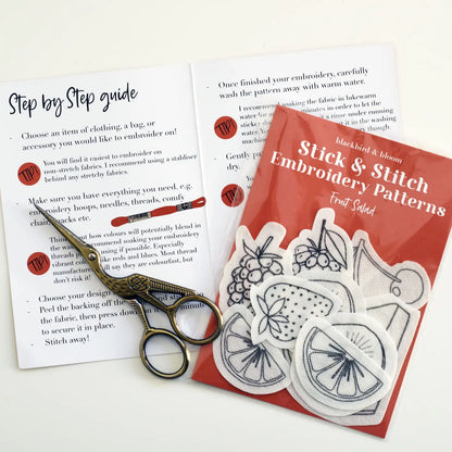 Fruit Salad Stick & Stitch | Blackbird & Bloom
