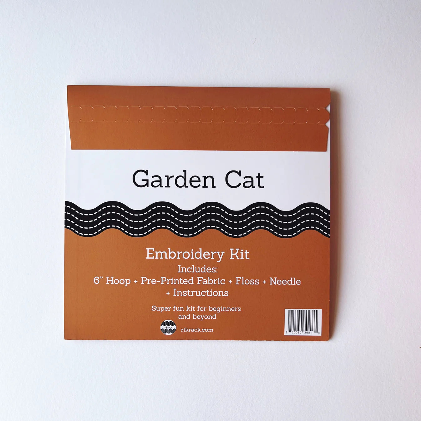 Garden Cat Embroidery Kit | Rikrack