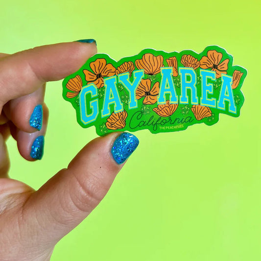 Gay Area California Sticker | The Peach Fuzz