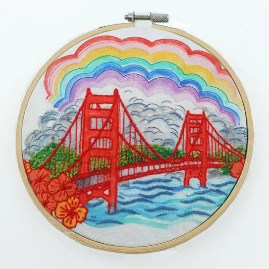 Meet Me in San Francisco Embroidery Kit | Keller Design Co.