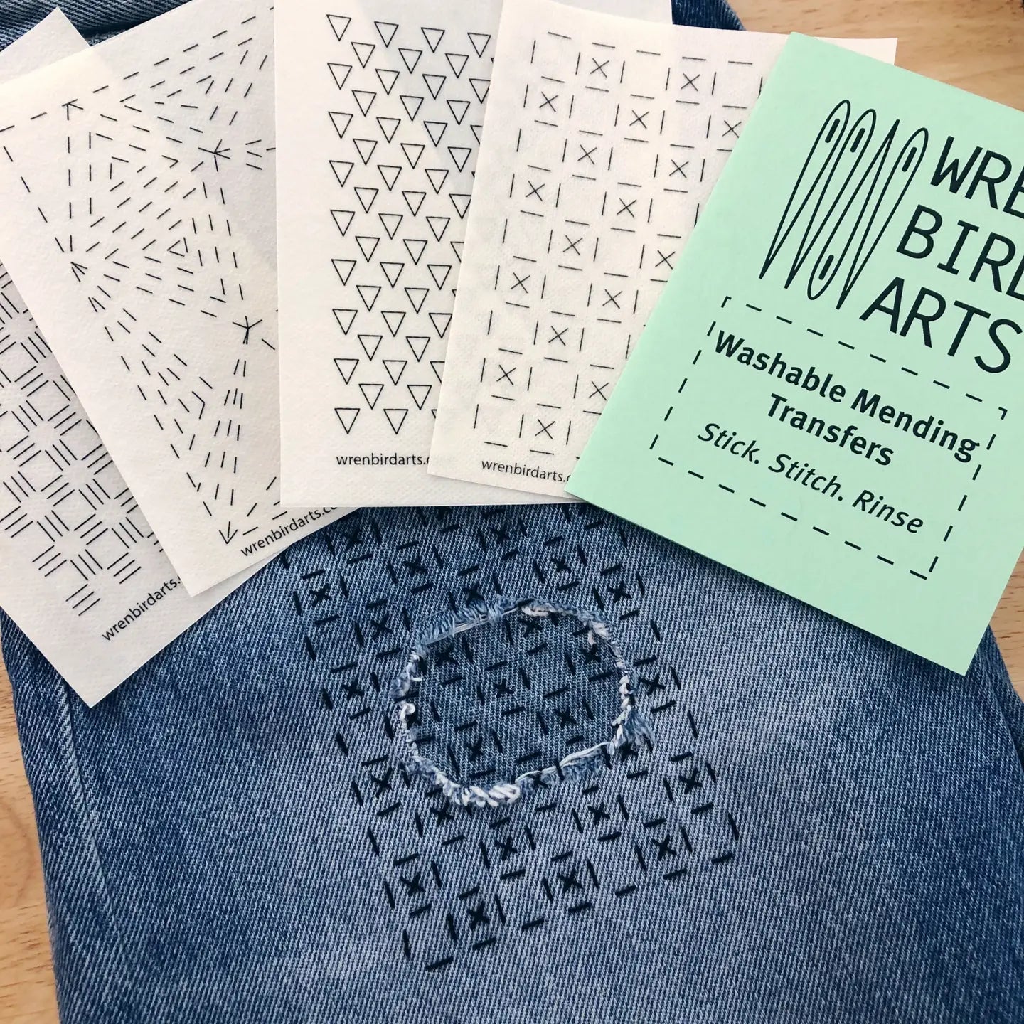 Mending Pattern Transfers | Wrenbirdarts