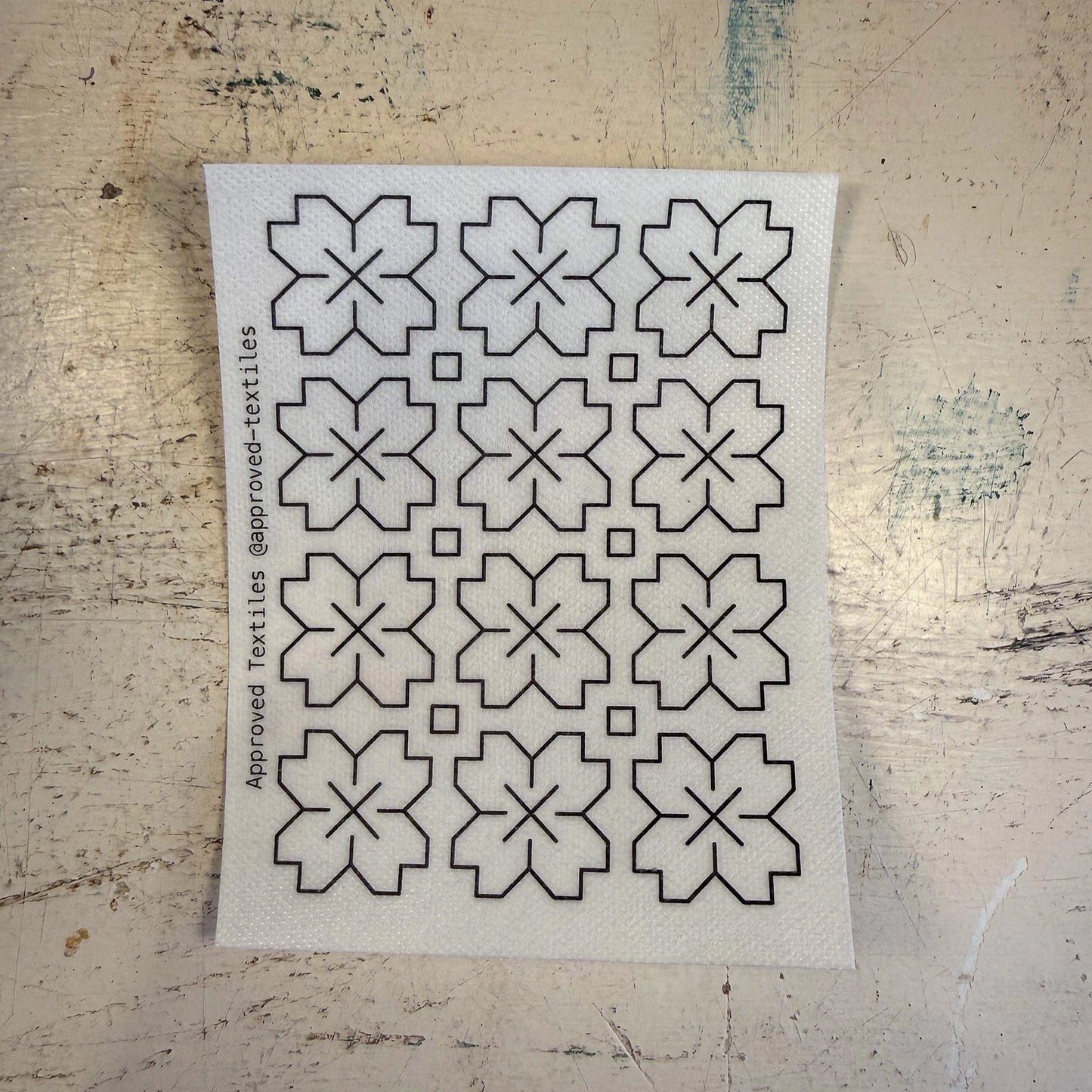 Hana Fukin Flowers - Mending + Embellishment Stick & Stitch | Approved Textiles