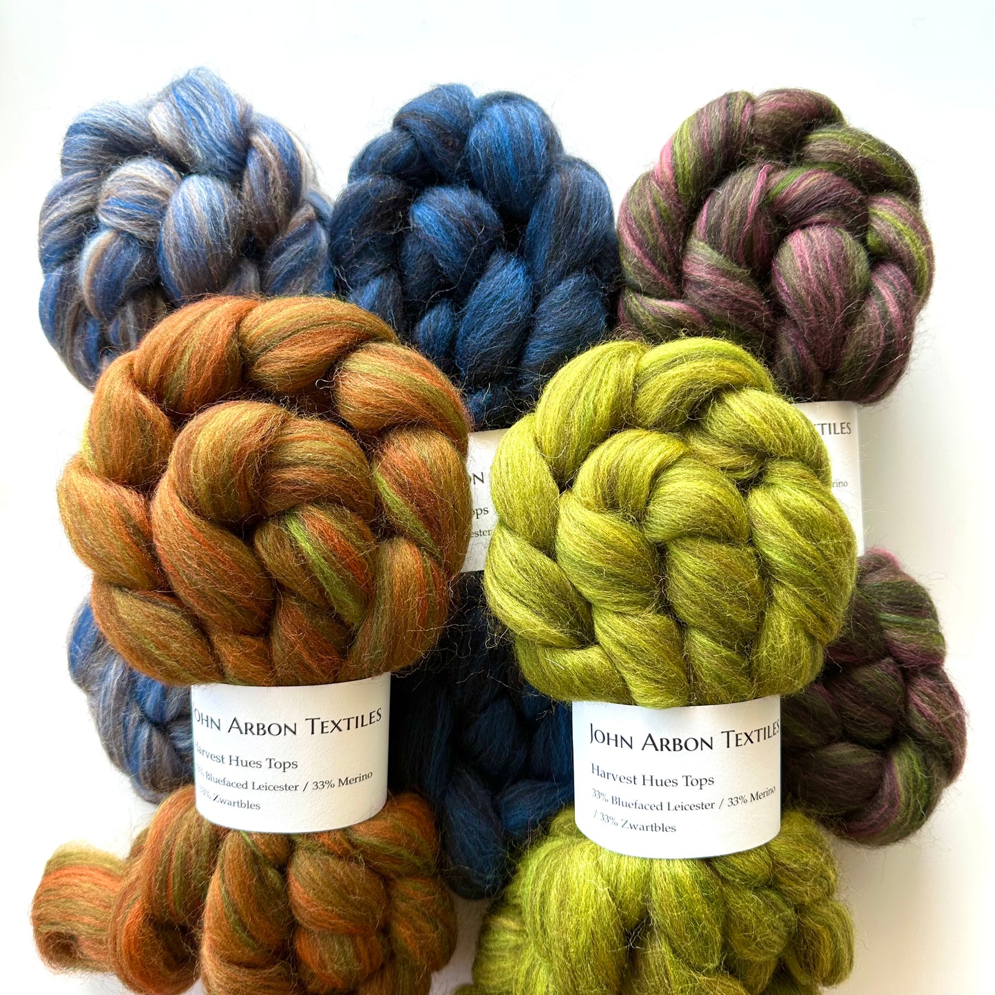 Harvest Hues Fiber Tops | John Arbon Textiles