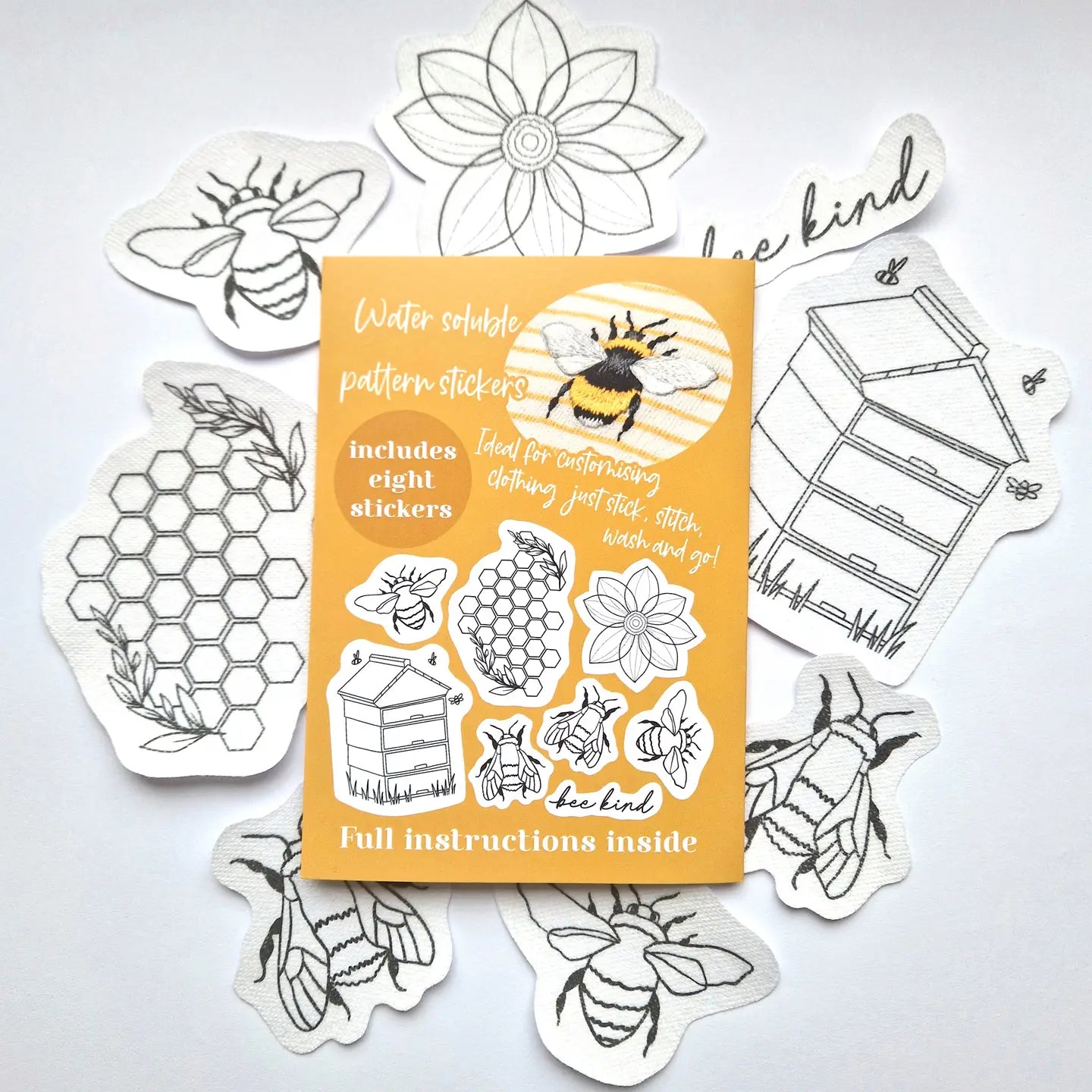 Sweet Honeybee Stick & Stitch | Blackbird & Bloom