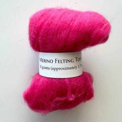Merino Felting Top - 10 grams | Black Squirrel Yarns