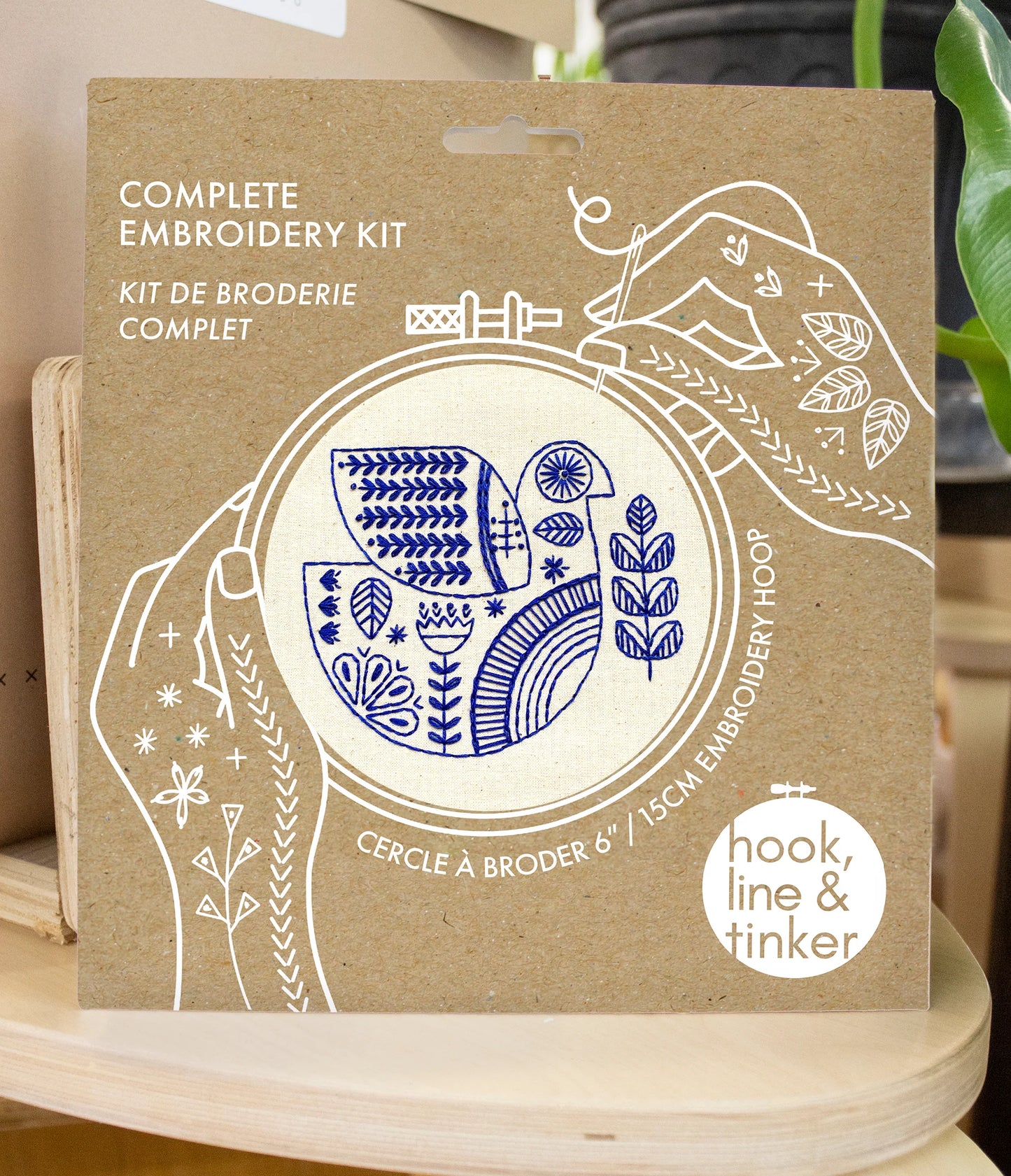 Hygge Dove Embroidery Kit | Hook, Line & Tinker