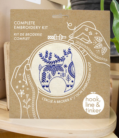 Hygge Reindeer Embroidery Kit | Hook, Line & Tinker