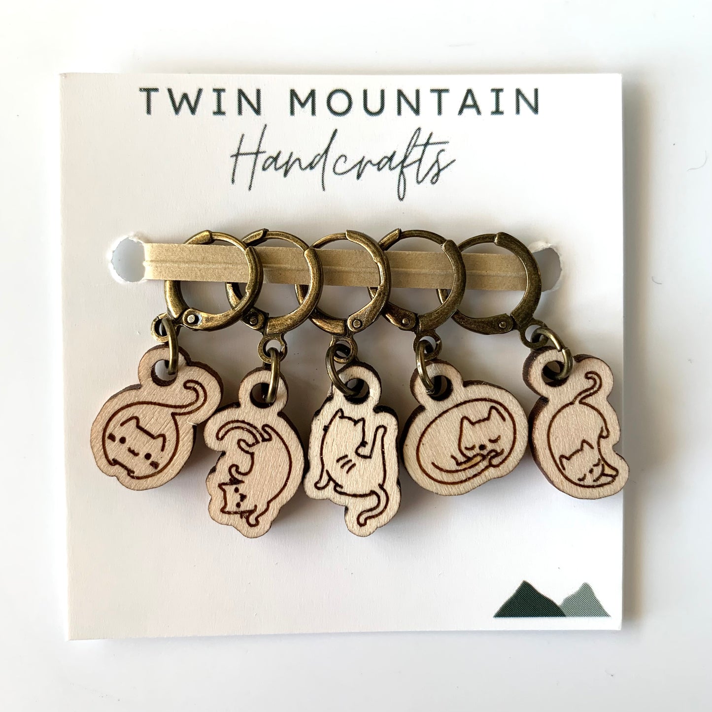 Cat Stitch Markers - Twin Mountain Handcrafts