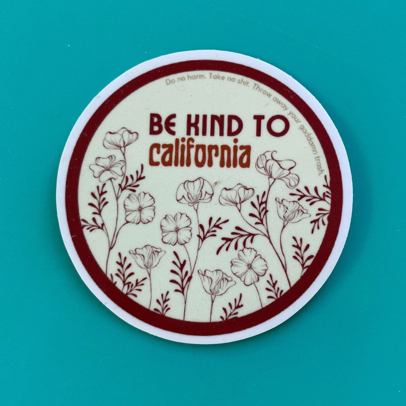 Be Kind to California | Comma Craft Co.