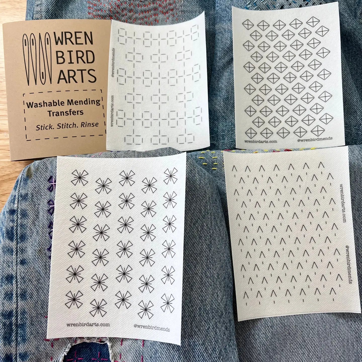 Mending Pattern Transfers | Wrenbirdarts