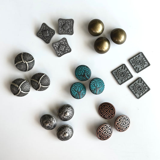 Metal Buttons over 7/8 inch