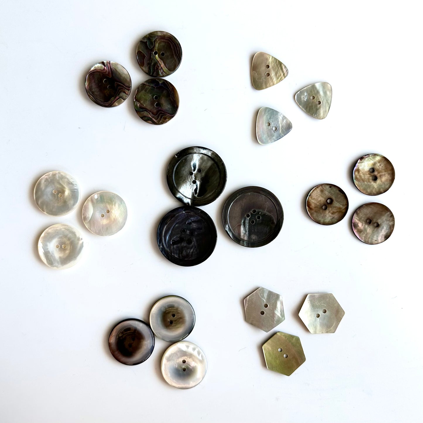 Shell Buttons - over 7/8"