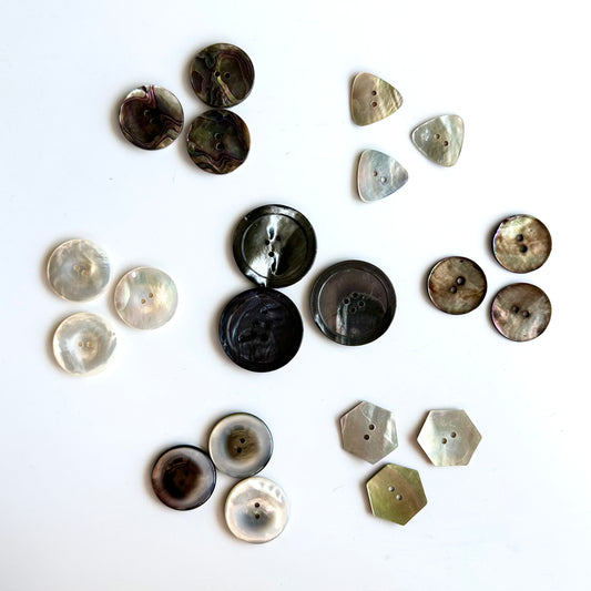Shell Buttons - over 7/8"