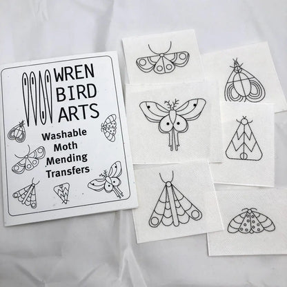 Moth Mending Pattern Transfers | Wrenbirdarts