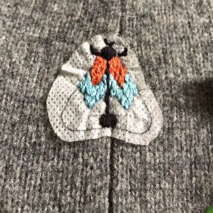 Moth Mending Pattern Transfers | Wrenbirdarts