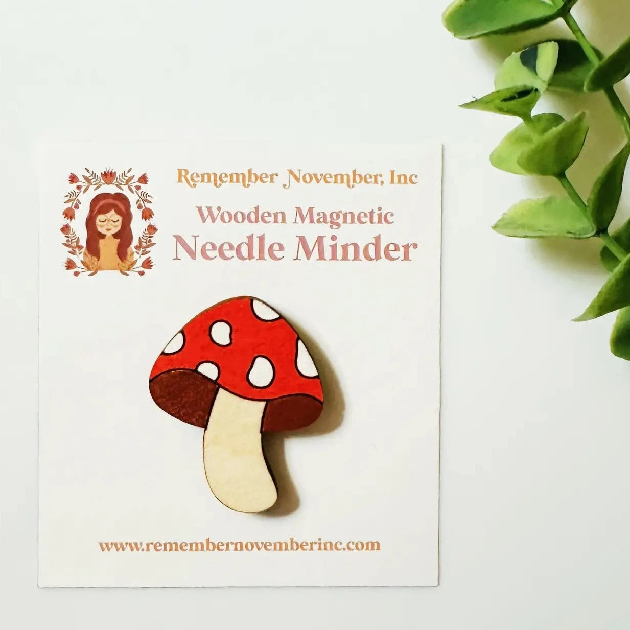 Mushroom Needle Minder | Remember November