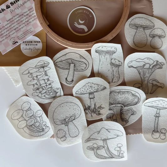 Mushroom Stick & Stitch | Embroider Me Wicked