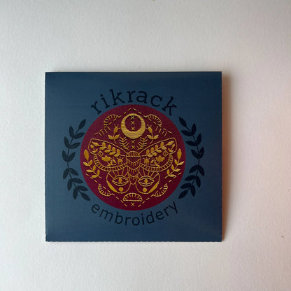 Mythic Moth Embroidery Kit | Rikrack