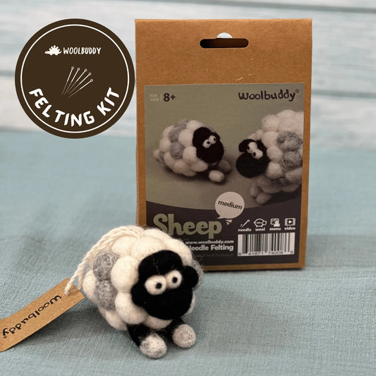 Sheep Needle Felting Kit | Woolbuddy