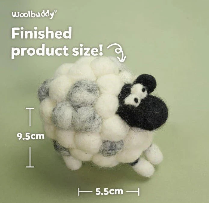 Sheep Needle Felting Kit | Woolbuddy