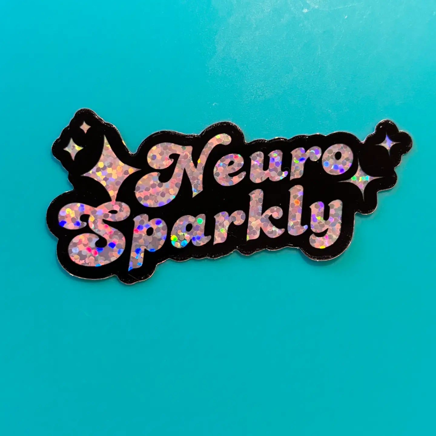 Neuro Sparkly Sticker | Comma Craft Co.